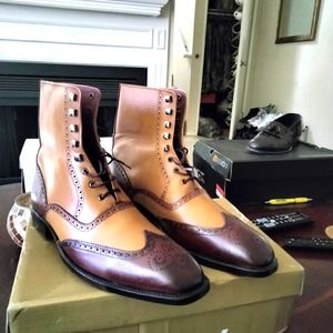 Men's bespoke hand made boots